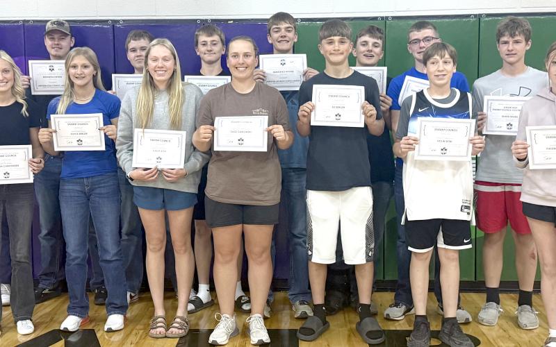 Waubay School awards