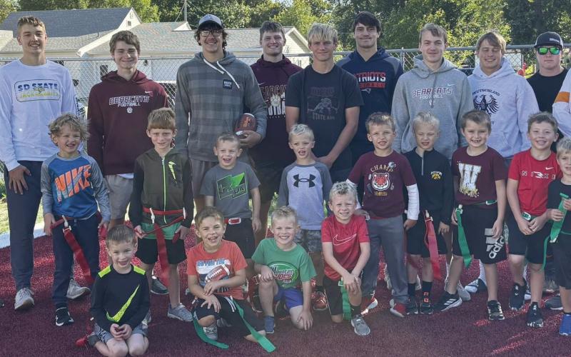 Kindergarten flag football begins