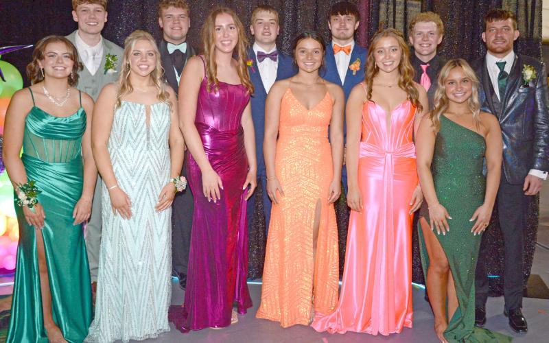 Members of Webster Area High School student council and those responsible for this year’s prom are, from left, Addy Matthews, Blaize Larson (Sr. Class President), Kelsey Braun, Gage Miotke (Jr. Class President), Erin Sannes, Ian Lesnar (Sr. Class V. President), Matte Bauman, Jack Shoemaker (Jr. Class V. President), Harley Johnson (Student Council V. President), Caden McInerney, Shaylee Duffy and Trace Shoemaker (Student Council President). Reporter &amp;amp; Farmer | Amanda Dulitz