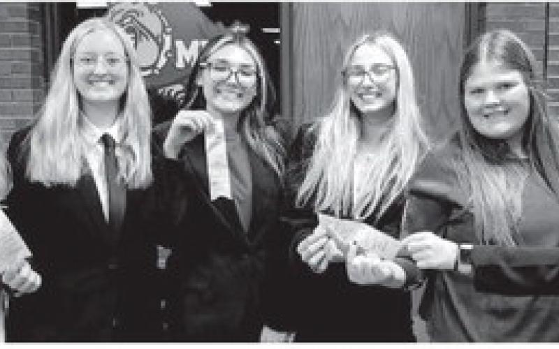 Webster Area School oral interp team participated in its first meet of the season at Milbank High School. From left are Remi Hubsch - superior-Serious, excellent plus-Humor; Courtney Simonson - superior-Duet; Kodee Marx - excellent plus-Oratory, superior-Duet; Delilah Buxton - superior-Storytelling and Duet; Kelsey Fischer - superior-Oratory and Alivia Kuecker- superior-Duet. Reporter &amp;amp; Farmer \\ Subscriber snpashot