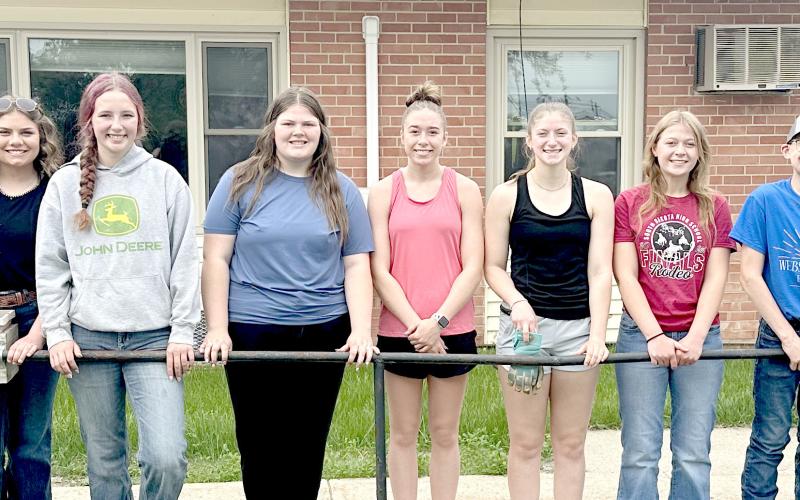 Webster FFA completed a community service project May 29 when they planted flowers at the nursing home. Ava Bjerke, chairman of the Committee of Building Agricultural Community Service led the project. Members from left are Kenslee Zubke, Kinsey Kuecker, Ava Bjerke, Carlee Wik, Kelsey Fischer, Macee McGregor, Chloe Mammenga, Bryn Sippel, Cane Bjerke, Carson Fischer, Caleb Gaikowski and Aiden Gaikowski. Reporter &amp;amp; Farmer | Subscriber snapshot