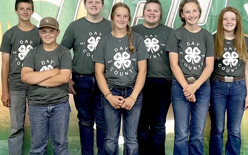 Day County 4-H members competing in kitten/cat and companion animal live exhibit showmanship are, from left, front, Levi Hemmingson, Tallie Czmowski, Carlee Wik; back Knute Hemmingson, Carson Fischer, Kelsey Fischer and Mackenzie Atherton. Reporter &amp;amp; Farmer | Subscriber snapshot