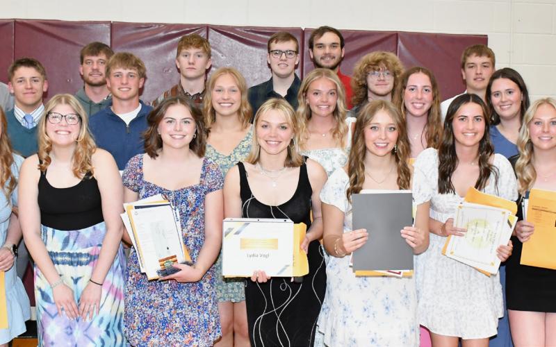 Webster Area High School students receive academic awards