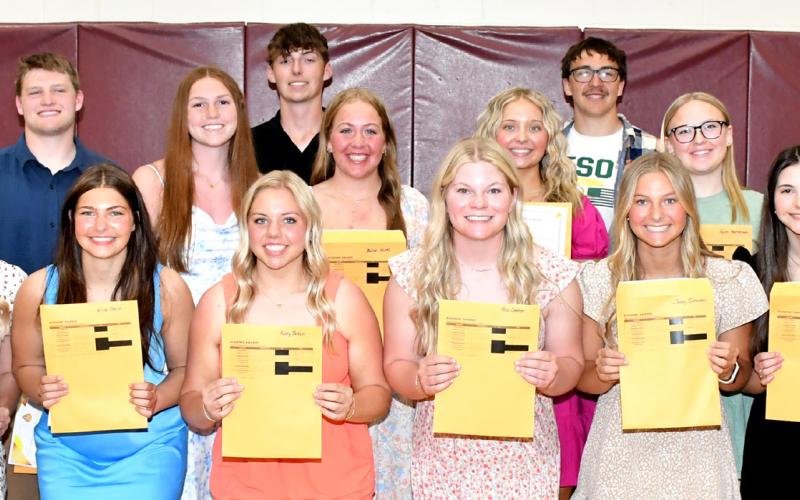 Webster Area High School students receive academic awards
