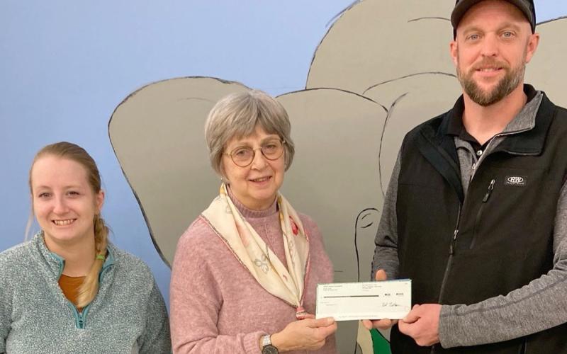AfterSchool TLC program, Webster was recipient of an $8,000 grant from RDO. Pictured from left are After-School TLC’s new director Maria Anderson, outgoing director Carmen Damrau and Webster RDO employee Lucas Brockhaus, who applied for the grant. The donation was through the Offutt Family Foundation’s Community Builder grant program and additional funds through R.D. Offutt Company. Reporter &amp;amp; Farmer | Subscriber snapshot
