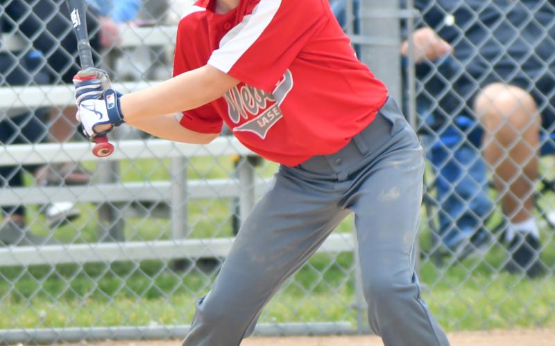 Webster’s U10 baseball team took in a round robin tournament last weekend, winning all three games they played. The event was hosted by the Webster and Roslyn communities June 15. Here, Jaxson Hansen prepares to swing at an incoming pitch against Tri-Valley at the Webster baseball complex. They won that game 6-5. On the weekend, they also defeated Clark 6-1 and Sisseton 8-6. Reporter &amp;amp; Farmer | Amanda Dulitz