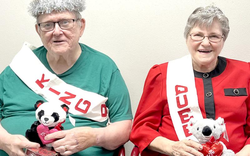 Sun Dial Manor, Bristol observed Valentine’s Day by naming Bob Grebel and Bertha Bailey as their King &amp;amp; Queen of Hearts. Reporter &amp;amp; Farmer | Subscriber snapshot