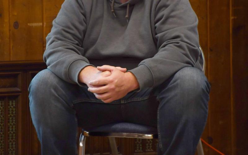 Webster resident Cody Warner who organized the Sportman’s Club meeting talks about finding more members of the community who may be interested in the club. Reporter &amp;amp; Farmer | Annie Witt