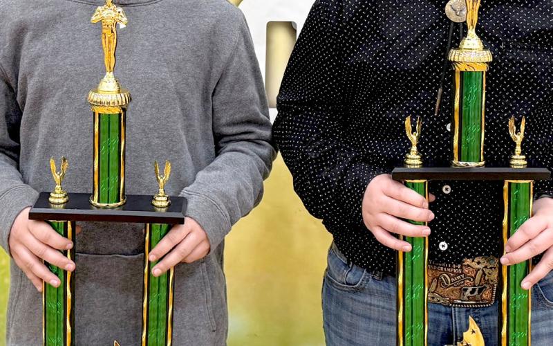 Logan Wik, left and Henry Paulson were each chosen best beginner. Reporter &amp;amp; Farmer |Subscriber snapshot