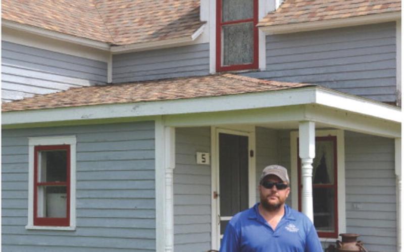 Zack Witte owns and operates Witte Exteriors which repairs and installs roofs across eastern South Dakota along with portions of North Dakota and Minnesota. Witte Exteriors previously donated shingles and labor to install a new roof on the Jacob and Selma Buehler farm house at the Museum of Wildlife, Science and Industry, Webster. “We do all types of roofs,” said Witte.