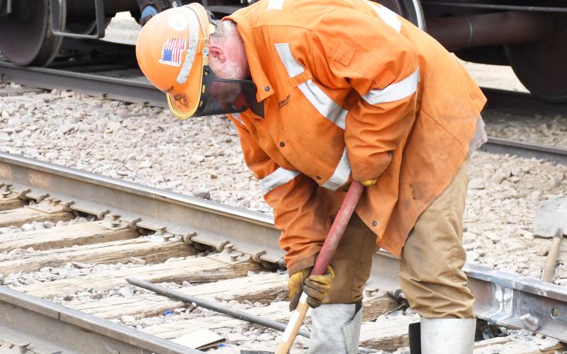 4th Street railroad crossing receives new welds