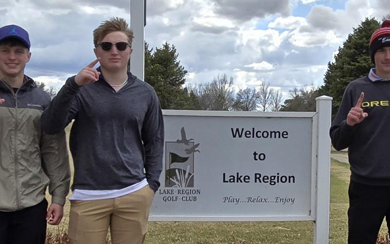 Boys championship team from the April 11 golf tournament included Seth Lesnar, Michael Dorsett, Thomas Kuecker, Blaize Amdahl and Ian Lesnar. Reporter &amp;amp; Farmer | Subscriber snapshot
