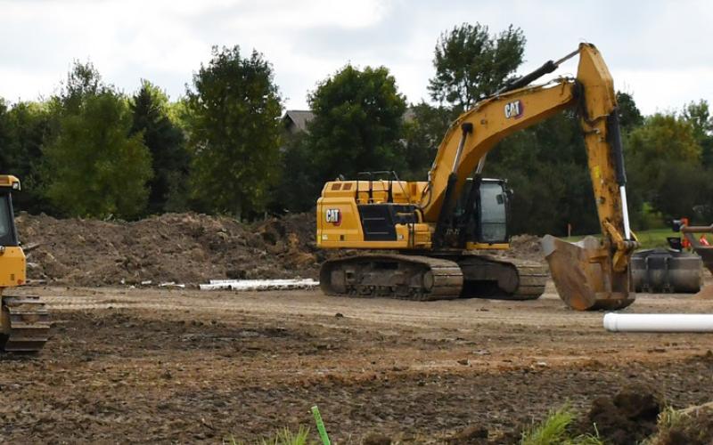 Webster Scale has started to work on the land near U.S. Hwy. 12 with heavy machinery to construct an access to Western Sunset Addition. Reporter &amp;amp; Farmer | Brenner Cariveau