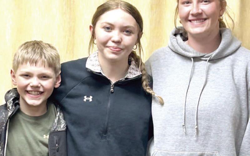 Pictured from left are local winners of Catholic Daughters education contest, Owen Snaza, Mallory Snaza and Callie Shoemaker. Reporter &amp;amp; Farmer | Subscriber snapshot
