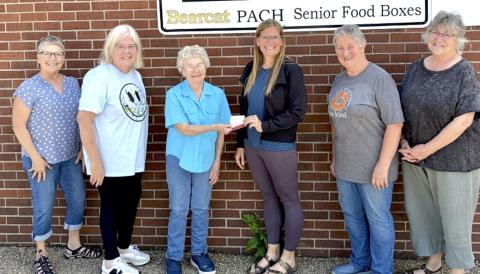 Grow South Dakota received a $6,000 grant from First Interstate Bank to support rural food pantries. They donated a large sum of ground beef to several food pantries throughout South Dakota, one being Day County Food Pantry. From left, Susan Hanson, Winnie Jacobs, Carol Richardt, Katie Rasmus, Jean Johnson and Mary Wagner. Reporter &amp; Farmer | Subscriber snapshot
