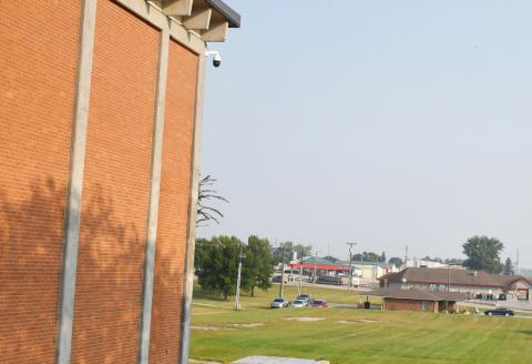Webster had a LiveCam installed which broadcasts a 24/7 stream of Hwy. 12 and 25 intersection on KELOLAND’s wesbite. The camera was put in place Sept. 10. Reporter &amp; Farmer | Jessica Washenberger