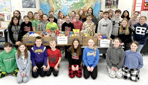Food pantry donation