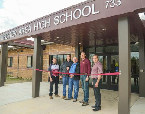 Ribbon cutting ceremony part of open house