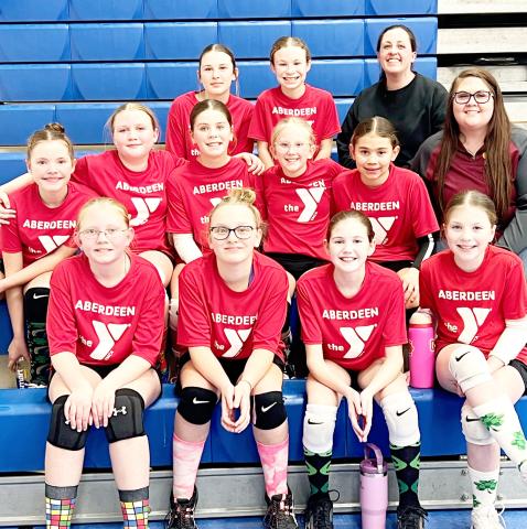 Webster fifth and sixth grade Gold Volleyball Team placed third in the Y tournament in Aberdeen. Participants were, from left, front, Charlie Carlson, Reagan Fish, Brynlee Christensen, Presley McClurg; middle, Arianna Altstadt, Karley Lone, Elin Voss, Henlie Hendrickson, Keisha Rencountre, coach Teresa Lone; back, Kenlee Hommel, Embry Duenwald and coach Alisha LaCourse. Reporter &amp; Farmer | Subscriber snapshot