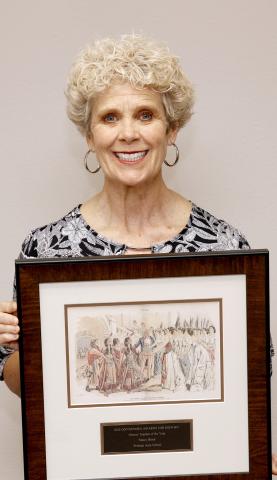 Webster Area Elementary School fourth grade teacher Nancy Block received her award as History Teacher of the Year at SD State Historical Society award luncheon May 9 in Deadwood. The award recognizes Block’s collaborative spirit, unwavering professionalism and commitment to excellence in the classroom. Reporter &amp; Farmer | Subscriber snapshot