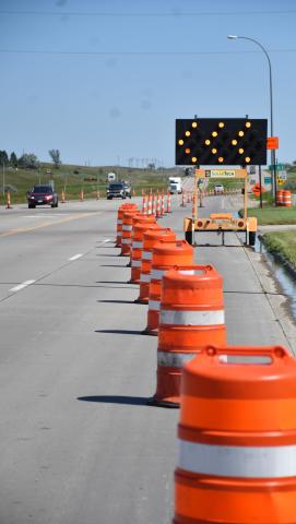 One lane on either side of U.S. Hwy 12 going east out of Webster is closed due to a shoulder repair project Aug. 28. South Dakota Department of Transportation engineering supervisor Robert Ward said the project spans from Webster to Interstate 29 in Summit and has an estimated completion date of Oct. 10. Reporter &amp; Farmer | Leyton Beardslee