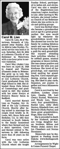 Carol M. Lien