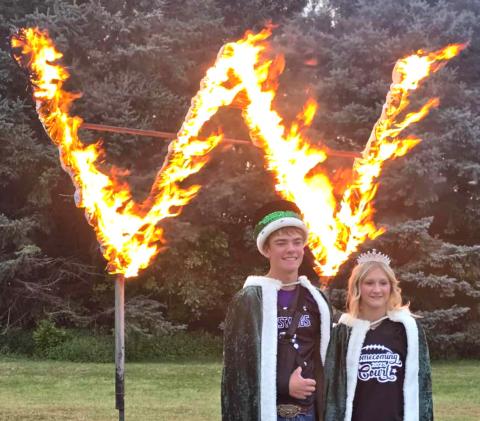 Tripp Gaikowski and Callie Weyh were named king and queen Sept. 8 for Waubay’s homecoming. The week-long event ran Sept. 8-12 and was movie themed with dress up days and sporting events throughout. Reporter &amp; Farmer | subscriber snapshot