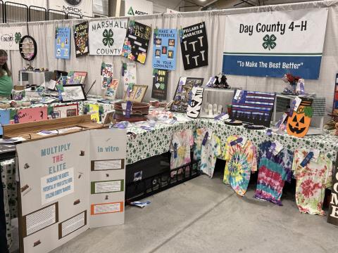 DAY COUNTY 4-H displayed their exhibits at the State Fair in Nordby Hall. The fair opened Sept. 1 and runs through Sept. 7. Subsciber Snapshot