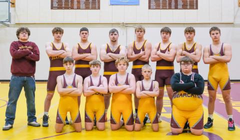 Back, from left, is Gavon Larson Haeden Jorgenson, Lennox Rumpca, Matthew Angiolelli, Gage Baumgarn, Nathan Hubsch, Tayten Kurkowski and Chase Gregerson. Front, from left, is Vance Tollifson, Harley Valley, Casen Fish, Coen Halvorson and Liam Dauwen.