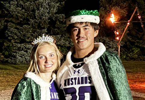 Waubay School District’s homecoming week started Sept. 16 and with that the homecoming king and queen were announced. Pictured left, Megan Christensen was nominated as Waubay’s homecoming queen, while Camden Neilan was selected as king. Reporter &amp; Farmer | Subscriber Snapshot