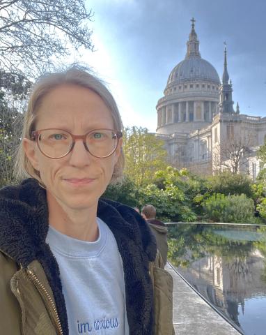 Amy Carlson, a Bristol native, stands beside the Reflection Garden at St. Paul’s Cathedral in London, England where she now resides. Reporter &amp; Farmer | subscriber snapshot