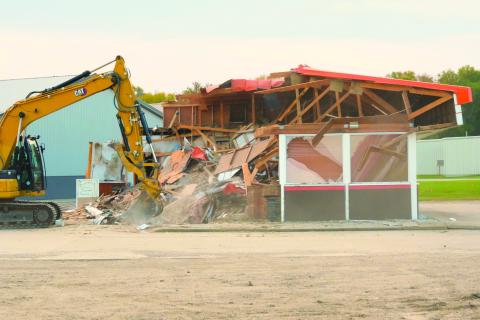 A&W demolition