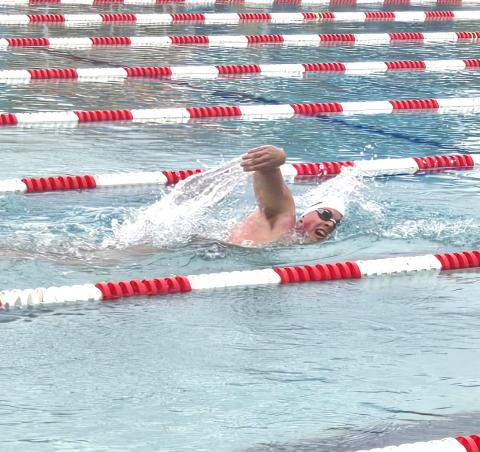 Here, McKoy Pereboom can be seen competing in a swim meet. Pereboom attended the Huron Meet June 13 and had amazing results. 100 fly 1:11.95 first; 100 breast 1:27.03 first; 100 free 1:02.07 second; 400 free 5:08.86 first. Reporter &amp; Farmer | Subscriber Snapshot