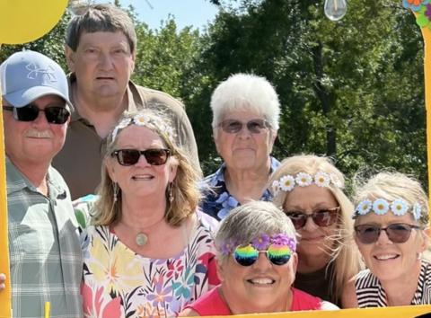 Members of Bristol High School class of 1973 joined in a Pirates’ reunion Aug. 24. Attendees pictured from left are David Olson, Harold Orr, Melanie (McKittrick) Sedler, Mary (Moxness) Skaare, Kathy (Wattier) Adams, Charla (Saylor) Imrie and Joan (Berg) Imrie plus, not pictured, Mike Harms and Jon Biersbach. Reporter &amp; Farmer | Subscriber snapshot