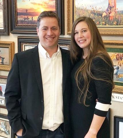 Wallace resident Adam Grimm won the 2024 Federal Duck Stamp Art Contest Sept. 20. Grimm, a three-time winner of the contest will have his art made into a stamp June 2025. Here, Grimm is pictured with his wife Janet. Reporter &amp; Farmer | Subscriber Snapshot