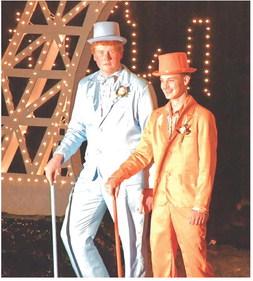 Waubay School held their prom April 10 and students were very excited to show off their hard work put into the celebration. From left, Derek Karst and Linken Niles participate in the Grand March by showing off their dapper and luxurious suits. See more on 14. Reporter &amp; Farmer | Connor Handrahan