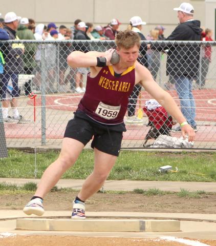 Breaking personal record after personal record at the state track meet last weekend, Matthew Mount walked away from the shot put field event with a strong second place finish May 25. He threw a distance of 143’10” to earn that spot. Reporter &amp; Farmer | Subscriber snapshot