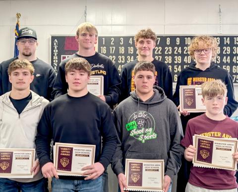 Boys wrestling awards