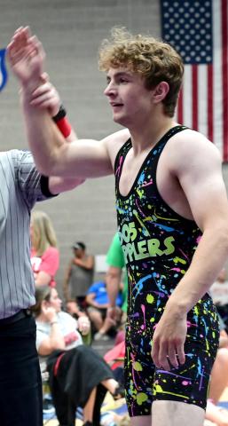 Webster Area Bearcat Haeden Jorgenson, pictured, joined the 605 Grapplers to compete in the Summer Scuffle Wrestling tournament in Gardner, KS June 13-- 14. Jorgenson, in the 144 pound weight class, went 9-0 on the two-day tournament, including six pins and one tech fall. The team, coached by Webster graduate Greg Marx, placed third over 30 teams from across the country. Reporter &amp; Farmer | Subscriber snapshot