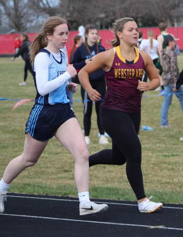 Webster Area Bearcat Gracie Cadwell runs during a race last week in Britton. Reporter &amp; Farmer | Subscriber snapshot