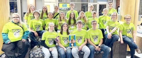 Webster Area robotics team places third in state competiton