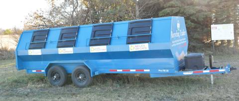 Day County recycling program seeks to increase recycling efforts of Day County through increased signage and awareness of the program. Here, the recycling trailer which is used for the program sits at 143rd St. with four different distinctions and a sign in the background explaining what type of plastics are acceptable for recycling purposes Nov. 7. Reporter &amp; Farmer | Brenner Cariveau