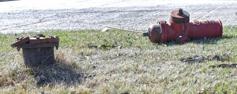 A fire hydrant on 12th Ave. and Main Street in Webster was hit due to bad weather conditions April 3 according to Webster Police Chief Craig Baumgarn. Webster police started an investigation April 13 and have found the person responsible. A hit and run charge was given and Baumgarn said he saw people possibly working on it April 15. See more of this story on 1. Reporter &amp; Farmer | Connor Handrahan
