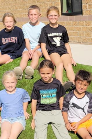 Webster Area Elementary students of the month for September, by grade are front, first Vera Bloom, second Edgar Hamann, kindergarten Camden Pool; back, fourth Morgan Weitbrecht, fifth Levi Okroi and third Millie Kvernevig. Reporter &amp; Farmer | Subscriber snapshot