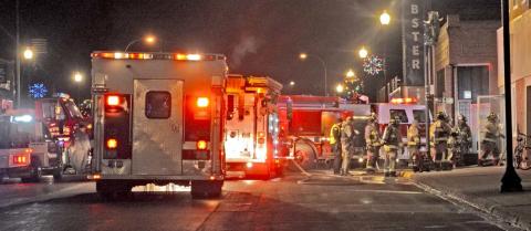 A group of Webster firemen