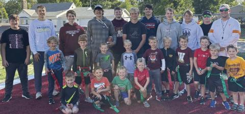 Kindergarten flag football begins