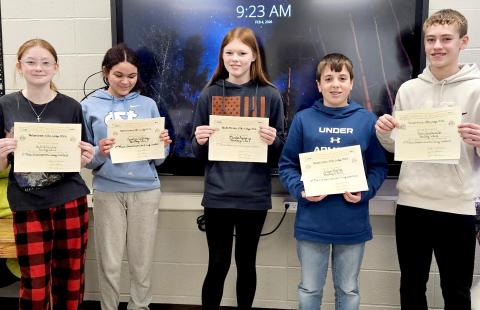 Waubay essay contest winners