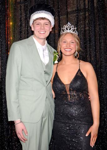 Blaize Larson was crowned king while Norah Zubke was crowned queen at the Webster Area High School prom April 11. See more, page 15. Reporter &amp; Farmer | Amanda Dulitz