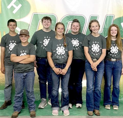 Day County 4-H members competing in kitten/cat and companion animal live exhibit showmanship are, from left, front, Levi Hemmingson, Tallie Czmowski, Carlee Wik; back Knute Hemmingson, Carson Fischer, Kelsey Fischer and Mackenzie Atherton. Reporter &amp; Farmer | Subscriber snapshot