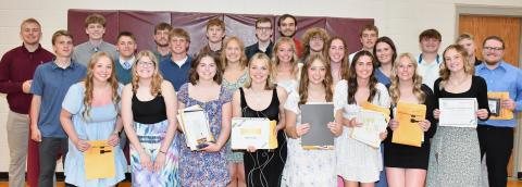 Webster Area High School students receive academic awards 